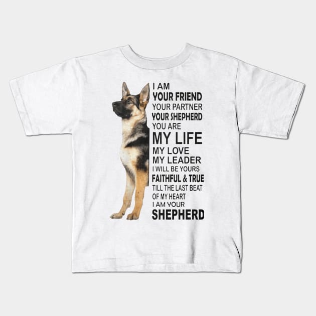 I Am Your Friend Kids T-Shirt by irieana cabanbrbe